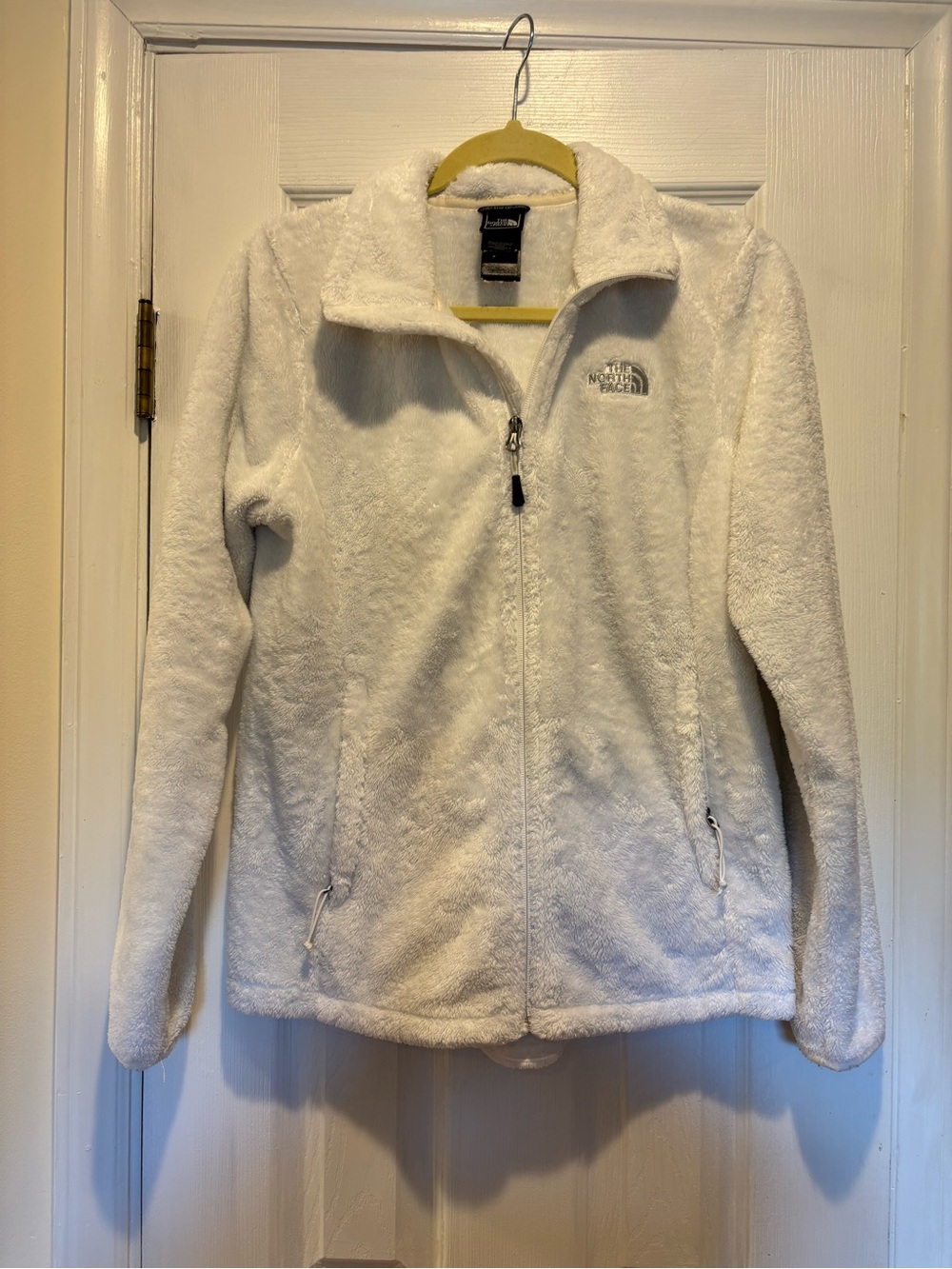 The North Face Women’s Osito White Fleece Jacket  Medium